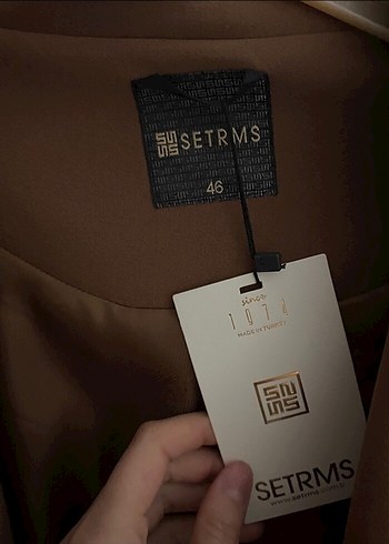 Setrems  Kahverengi Kadın Blazer Ceket - Görsel 4