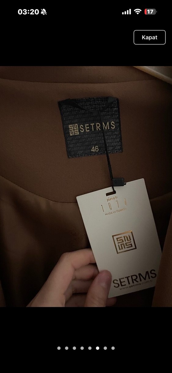 Setrems  Kahverengi Kadın Blazer Ceket - Görsel 4