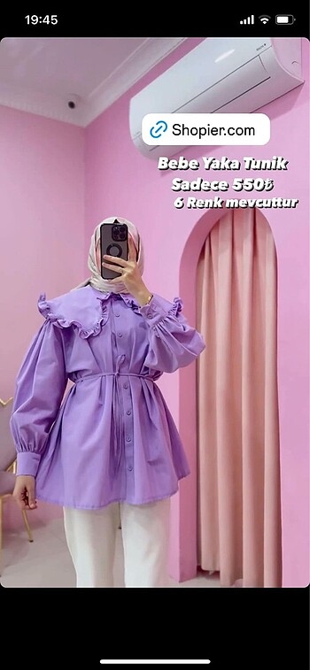 Bebe yaka tunik