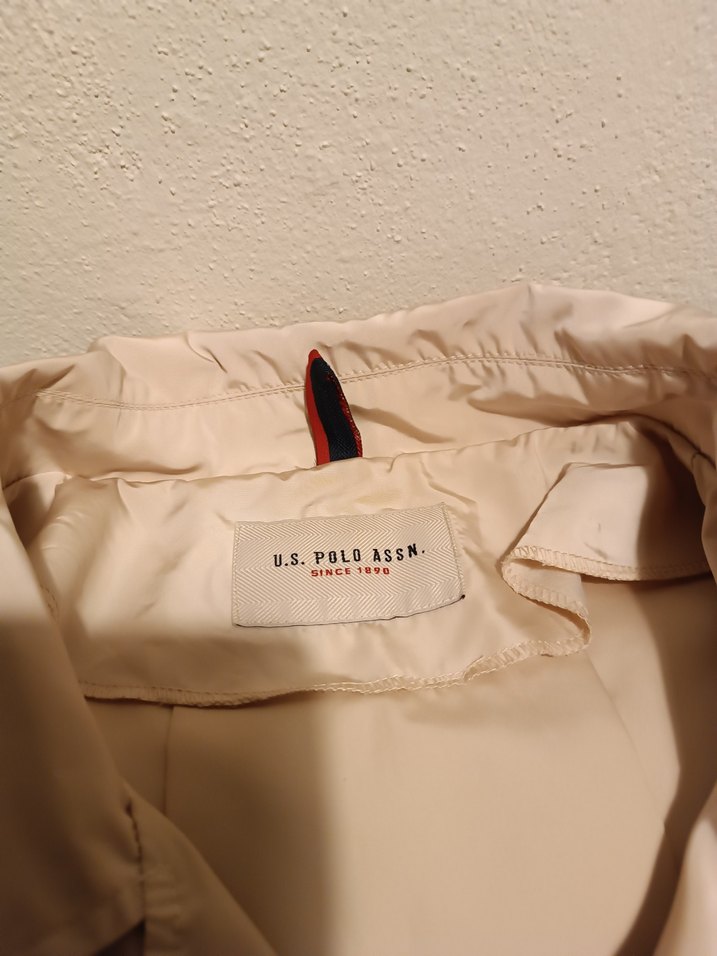 Bej Düğmeli Kadın Trençkot - Görsel 4