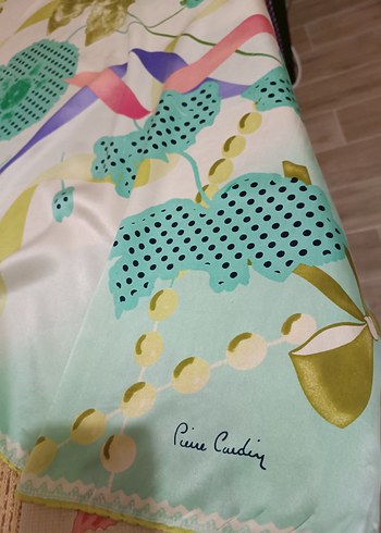 Pierre Cardin silk ipek eşarp - Görsel 2