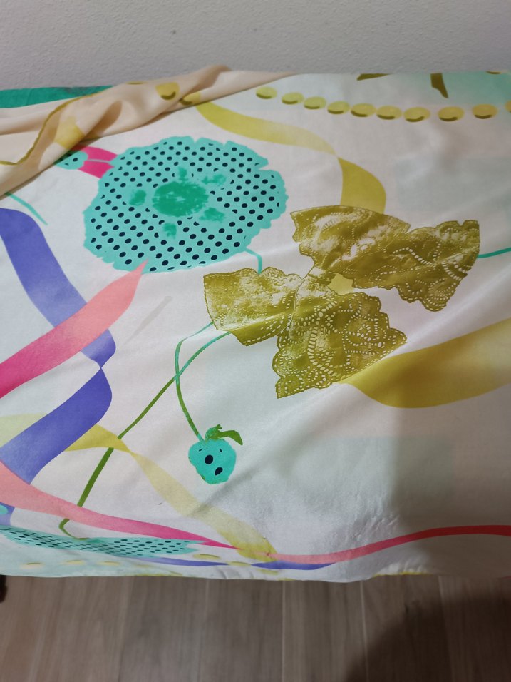 Pierre Cardin silk ipek eşarp - Görsel 3