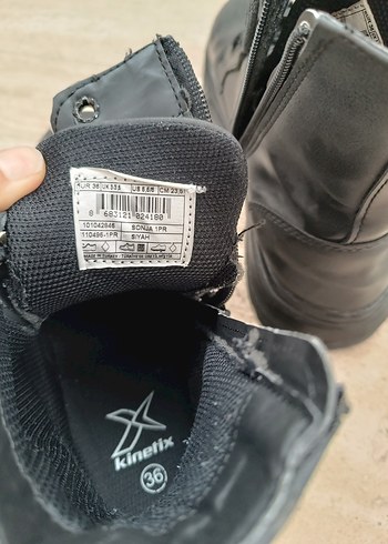 kiz çocuk Siyah Bot. - Görsel 4