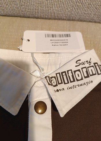 Erkek Çocuk Kahverengi Düğmeli Polo Tişört - Görsel 3