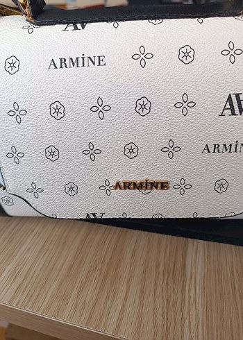 ARMINE Beyaz Deri Desenli Kadın Çanta - Görsel 5