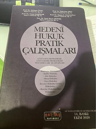 Medeni hukuk pratik çalışmaları