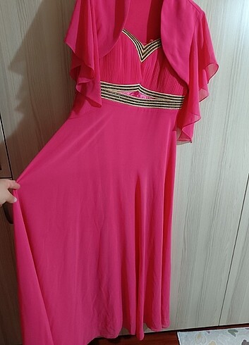 Diğer Tatlı pembe abiye elbise