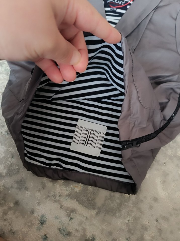 Düğmeli Gri Erkek Çocuk Ceketi - Görsel 3