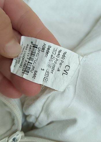 Nakışlı Beyaz Bebek Uyku Tulumu - Görsel 4