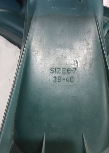 Erkek Spor Yeşil Kauçuk Su Ayakkabısı - Görsel 4