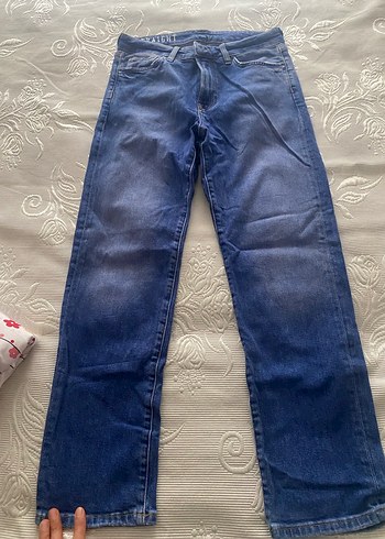 Kadın Mavi Normal Boy Kot Pantolon