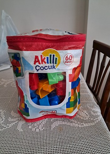 Akıllı Çocuk 60 Parça Renkli Lego Seti
