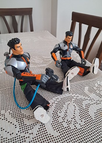 Turuncu ve Siyah Actionman Figürleri Set yada Tek - Görsel 4