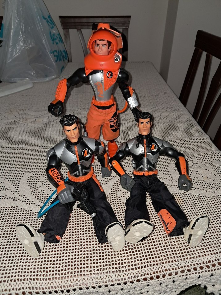 Turuncu ve Siyah Actionman Figürleri Set yada Tek - Görsel 5