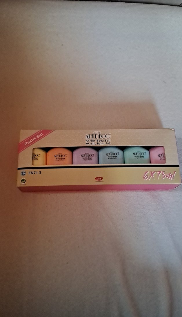 Artdeco Pastel Akrilik Boya Seti 6x75 ml - Görsel 2