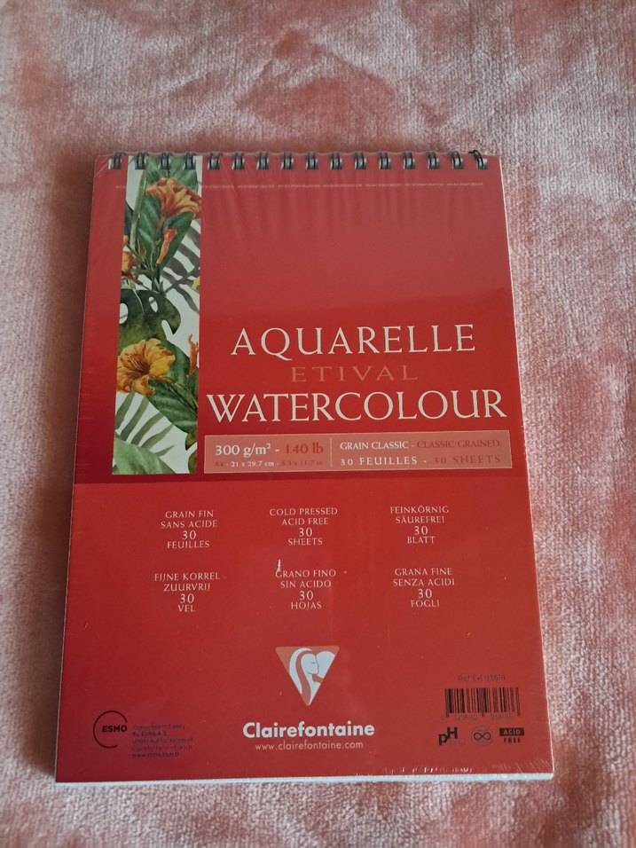 Clairefontaine Aquarelle Suluboya Defteri 30 Sayfa A4 sıfır - Görsel 2