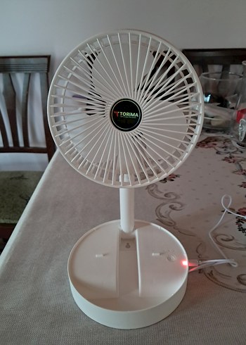 Beyaz Masaüstü Vantilatör