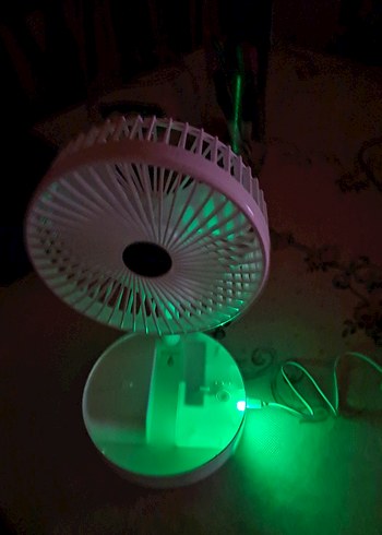 Beyaz Masaüstü Vantilatör - Görsel 2