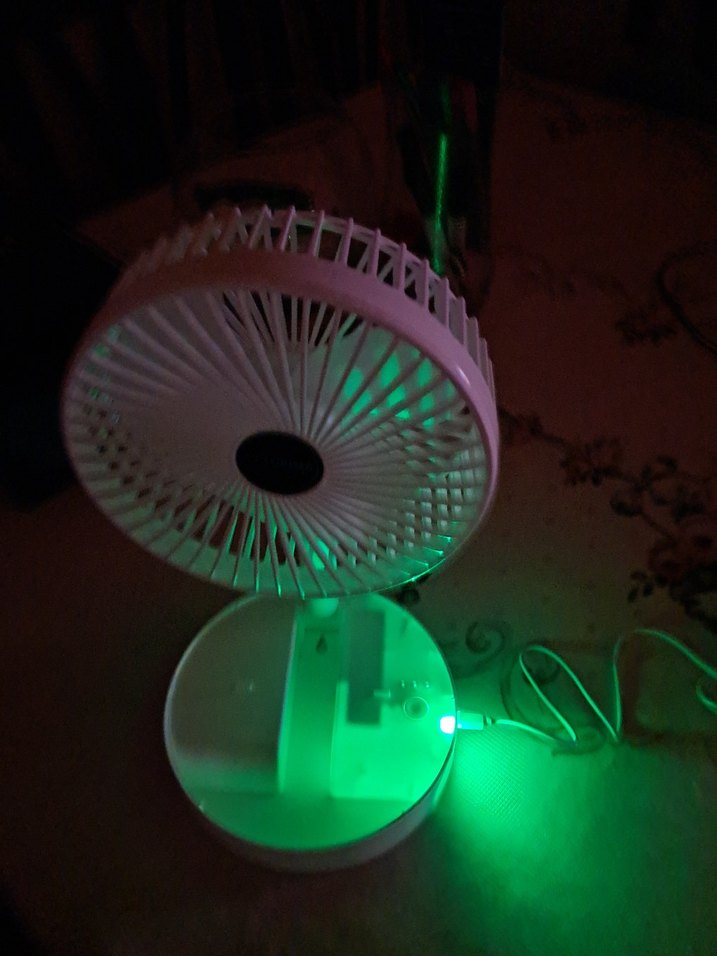 Beyaz Masaüstü Vantilatör - Görsel 2