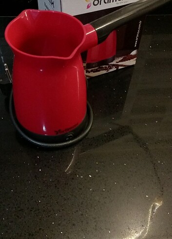 Ortimax kahve makinesi kirmizi