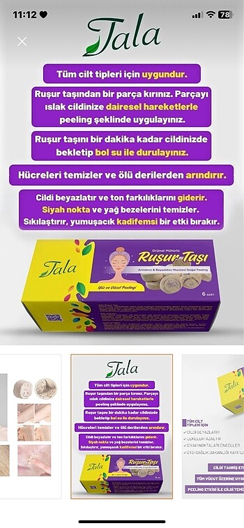 Beden Renk Ruşur taşı