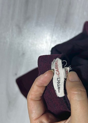 Koton Bordo Midi Kalem Etek