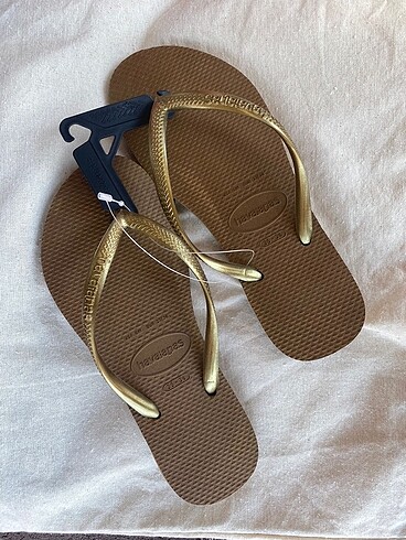 Havaianas Havaianas Slim Terlik Bronze