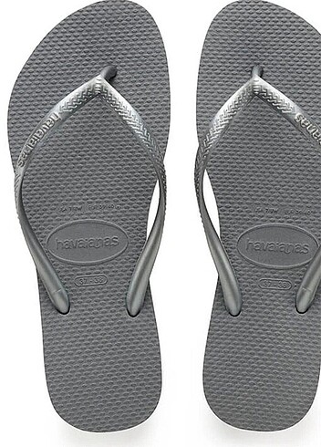 Havaianas Slim Terlik Metalik Gri