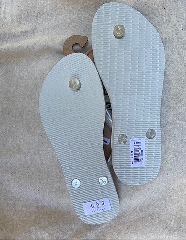 37 Beden Havaianas Slim Terlik Beyaz