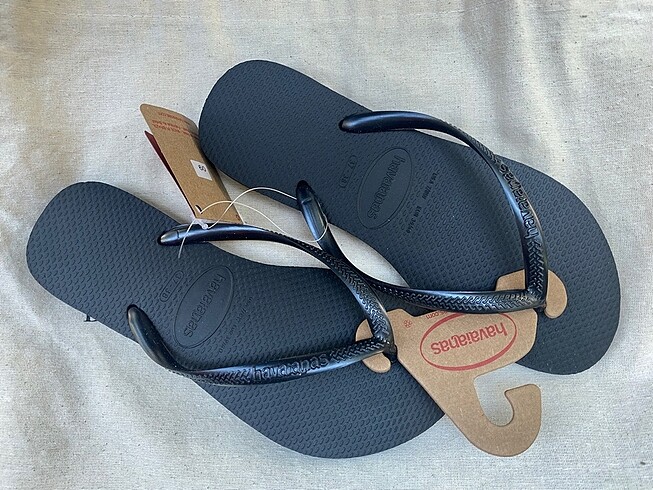 Havaianas Havaianas slim terlik siyah