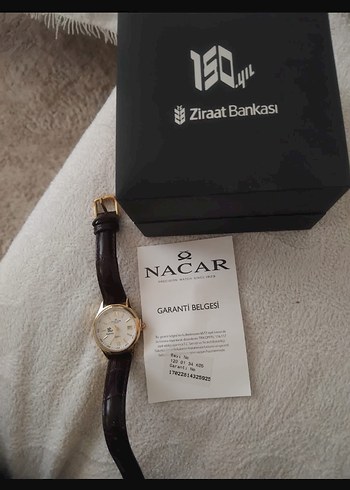 Nacar kadın Klasik Altın Renk Kol Saati