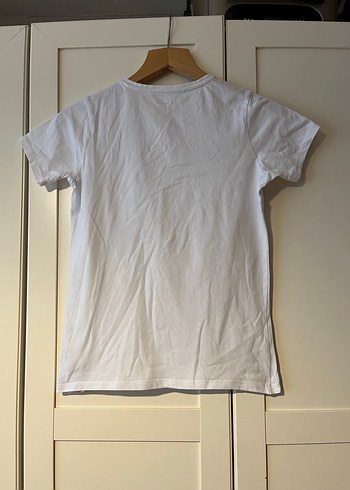 Beyaz Çocuk Kısa Kollu Atlet - Görsel 3