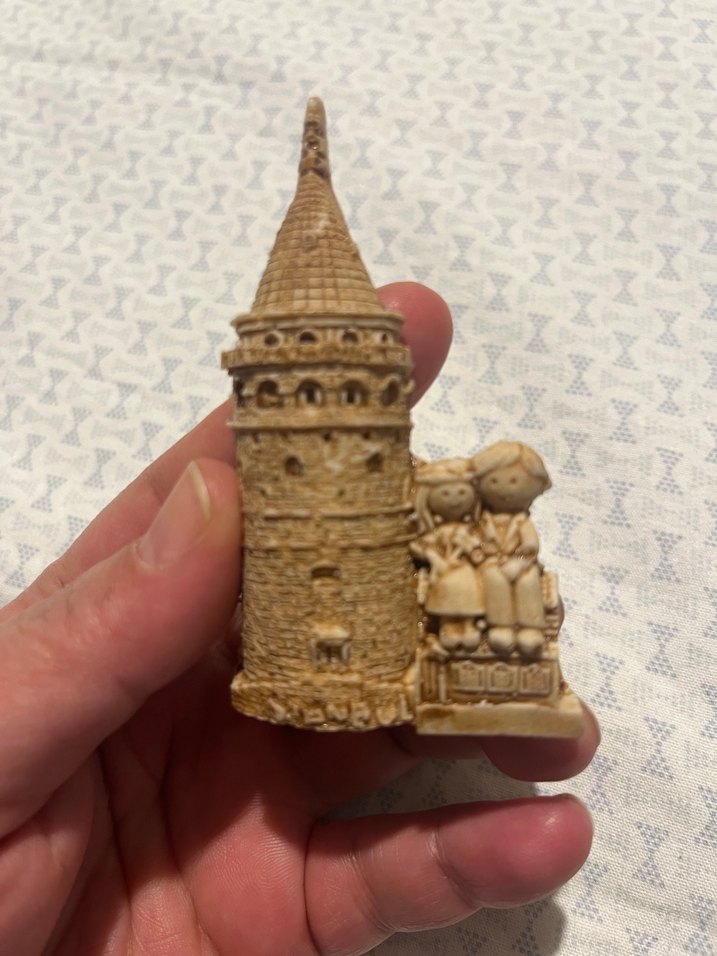 Galata Kulesi Figürlü Dekoratif Magnet - Görsel 4