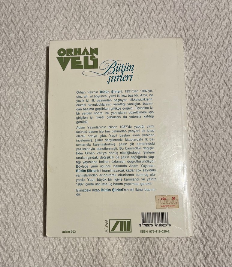 Orhan Veli Bütün Şiirleri - Görsel 2