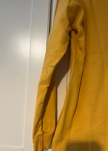 Sarı Kapüşonlu Sweatshirt - Görsel 6