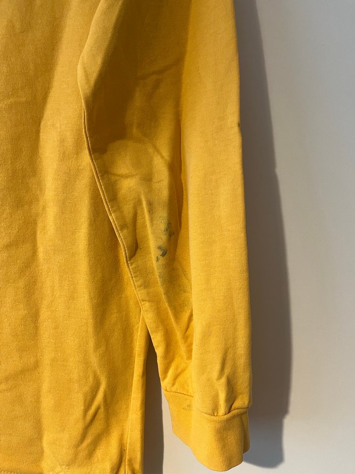 Sarı Kapüşonlu Sweatshirt - Görsel 5