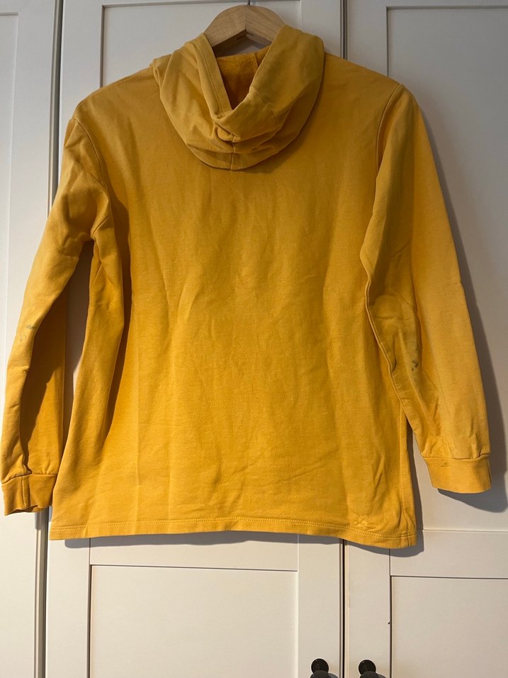 Sarı Kapüşonlu Sweatshirt - Görsel 4