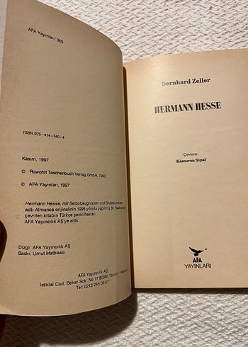 Bernhard Zeller - Hermann Hesse Romanı - Görsel 3
