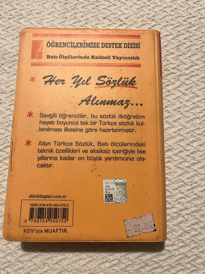 İlköğretim Türkçe Altın Sözlük TDK Uyumlu - Görsel 2