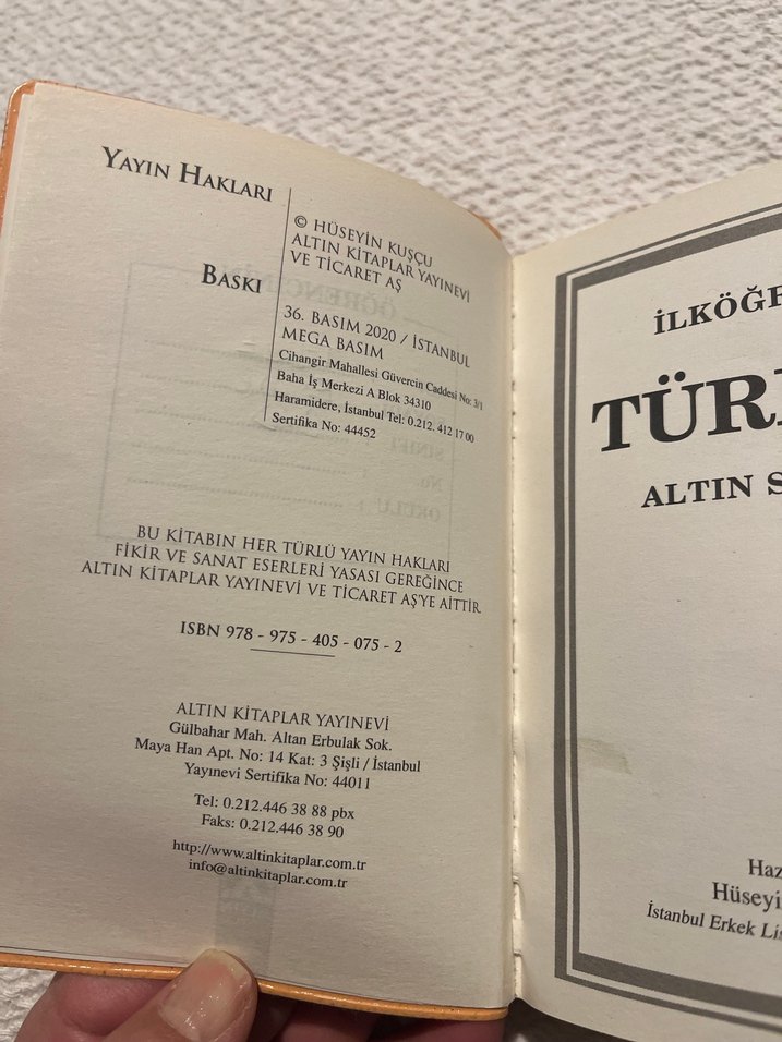 İlköğretim Türkçe Altın Sözlük TDK Uyumlu - Görsel 4