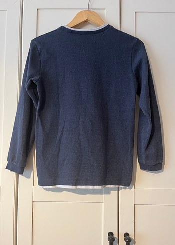 Koton Erkek Çocuk Denim Sweatshirt - Görsel 3