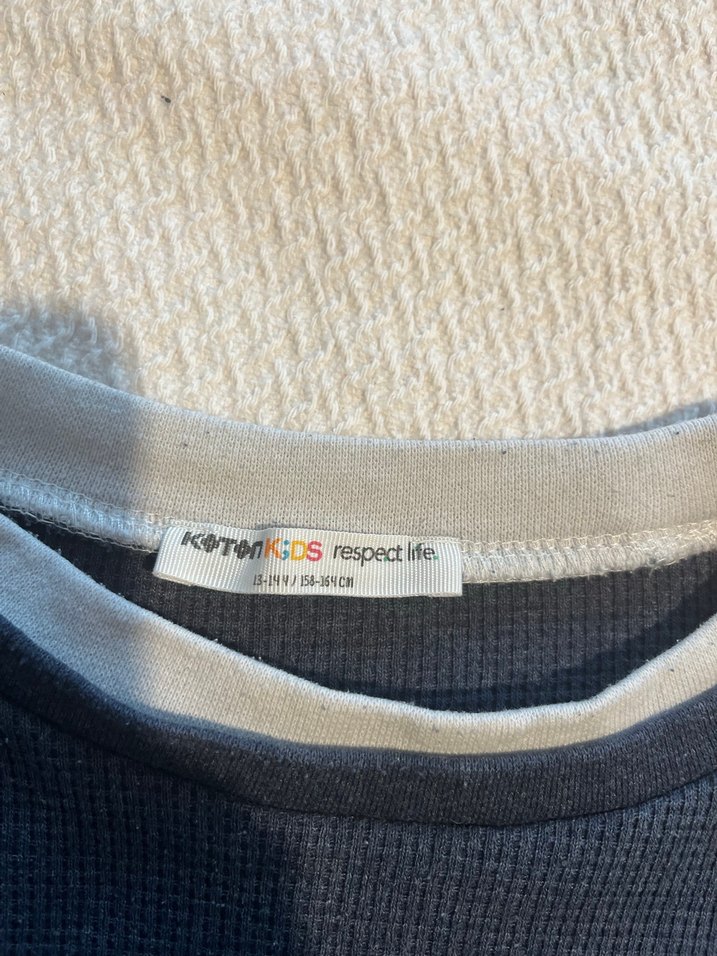 Koton Erkek Çocuk Denim Sweatshirt - Görsel 5