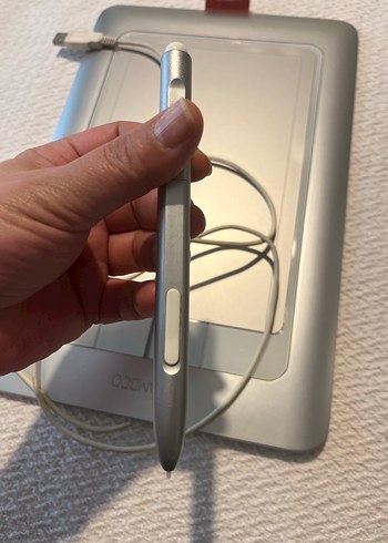 Gri Wacom Grafik Tablet ve Kalemi - Görsel 4