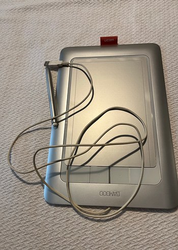 Gri Wacom Grafik Tablet ve Kalemi - Görsel 3