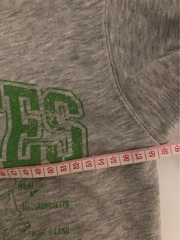 xs Beden gri Renk Bershka Gri Sweatshirt