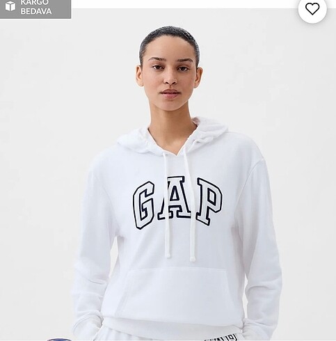Gap Beyaz Sweatshirt