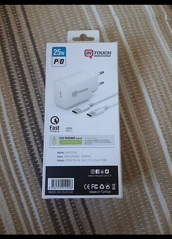 Intouch 25W Şarj Aleti