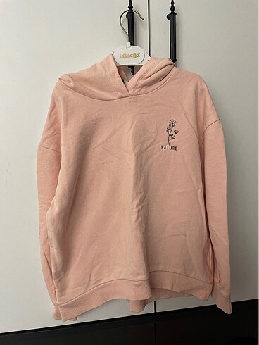 Kız çocuk kapşonlu sweatshirt