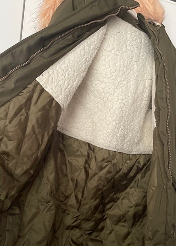 Kahverengi Fermuarlı Midi Kadın Mont - Görsel 3