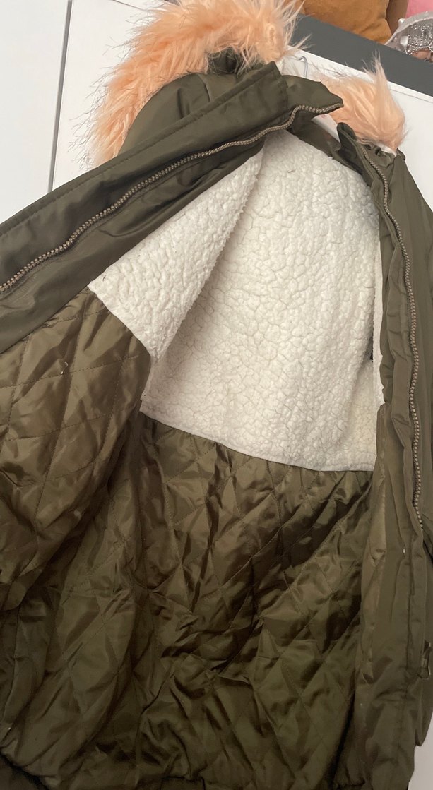 Kahverengi Fermuarlı Midi Kadın Mont - Görsel 3